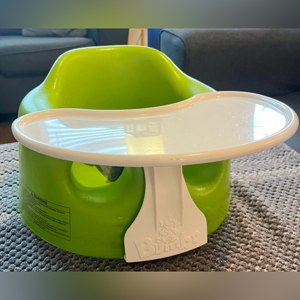 Poshmark Item l Bumbo Baby Infant Soft Foam Floor Seat with Tray
